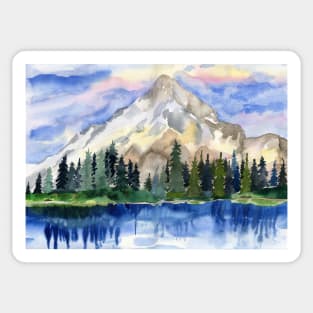 Mountain landscape Sticker